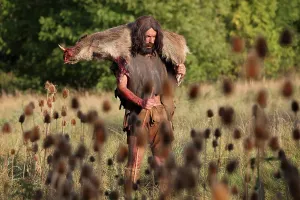 Temps: Prehistoric hunting scene