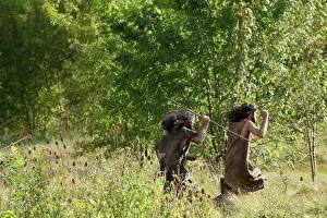 Temps: Prehistoric hunting scene