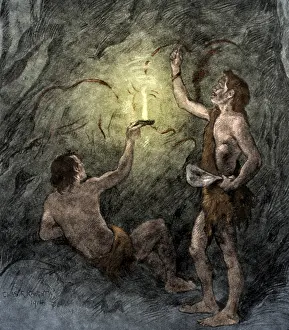 Anthropological: Prehistoric Man, Stone Age Cave Dweller