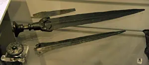 Helsinki: Prehistory. Bronze Age. bronze weapons, found in Finland. Na
