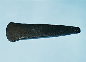 Osona: Prehistory. Bronze Age. Colsacabra flat ax. Osona, Catalonia