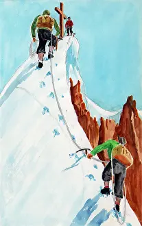 Climbers: Premier de Cordee au Sommet
