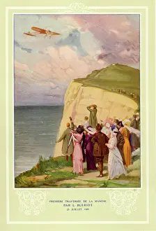 Juillet: Premiere traverse de la Manche par L Bleriot