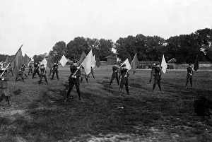 Agers: Premilitary exercise, 1918