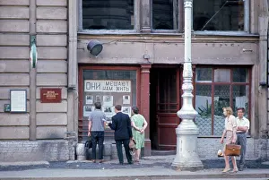 Drunkenness: Premises of anti-drunkenness campaign, Leningrad, USSR