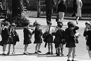 Blazers: Prep school children in uniform