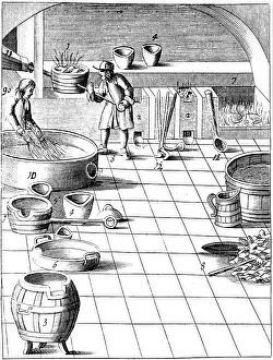 Poured: Preparation of copper and silver to be alloyed