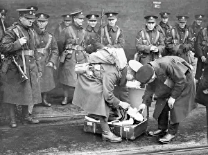 Rhineland: Last preparations for departure of English