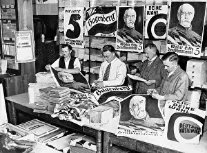 Leaflets: Preparations for the election campaign of the DNVP for the R