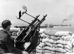Sandbags: Preparations for the enterprise Sea Lion, 1940