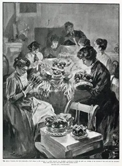 Workroom: Preparations for George V Coronation 1911