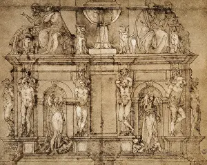 Stampe: Preparatory study for the funerary