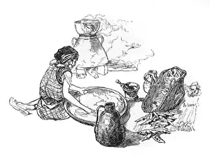 Couscous: Preparing couscous, Algeria