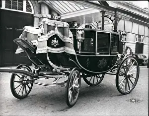 Upholstery: Preparing glass coach for Princess Anne's wedding