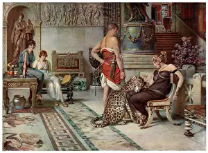 Flooring: A Present from Caesar by Fortunino Matania