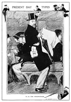 Commuter: Present Day Types - the Straphanger by Arthur Watts