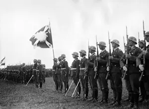 Aerodrome: Presentation of 12 troop flags to formations of the