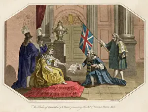Queensberry: Presentation of the Act of Union to Queen Anne - 1707