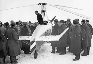 Cierva: Presentation of an autogyro in Berlin, 1935