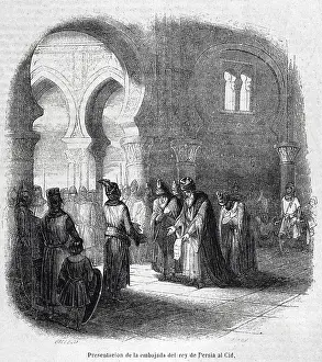 19th Century: Presentation of the embassy of the King of Persia