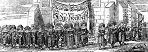 1700: Presentation of a Jewish wedding, around 1700