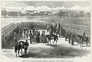 Ashantee: Presentation of medals at Barbados