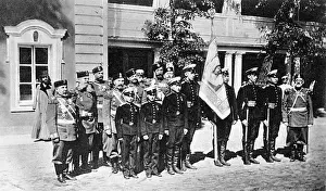 Konstantinovich: Presentation of new standard to Alexander II Cadet School