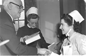 Matron: Presentation of prize to nurse