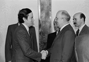 Presidium: Presentation of Six States Declaration to Mikhail Gorbachev