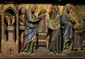 Rood: Presentation in the temple, choir screen, Cathedrale