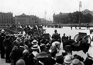 Booty: Presentation of war trophies, 1914