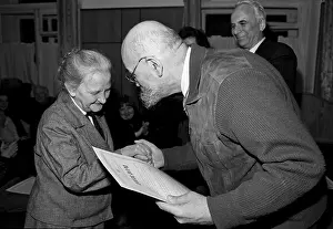 Yelizaveta: Presenting patents of nobility, 1992