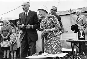 Stroud: Presenting the prizes at the Slad village show
