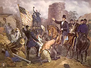 Bartsch: President Abraham Lincoln visiting Union ?