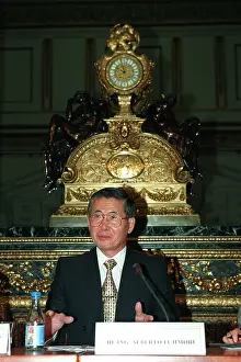 Conf: President Alberto Fujimori