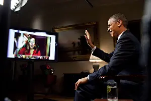Interviewer: President Barack Obama is interviewed via YouTube