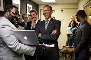 Fallon: President Barack Obama and Jimmy Fallon before the