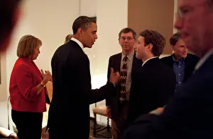 Woodside: President Barack Obama talks with Facebook ?