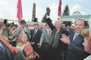 Woollen: President Boris Yeltsin in Bashkiria, 1996