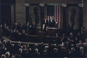 Ovations: President Bush addresses a joint session ?