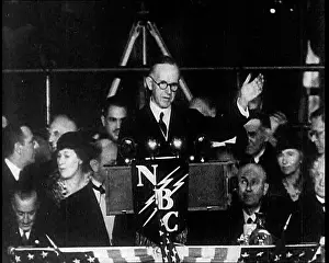 Coolidge: Former President Calvin Coolidge Addressing