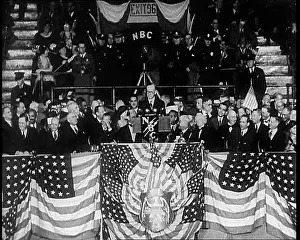 Coolidge: Former President Calvin Coolidge Addressing