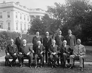 Advisors: President Calvin Coolidge with his Cabinet, Oct