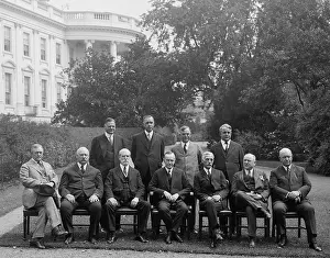 Advisors: President Calvin Coolidge with his Cabinet, Sept