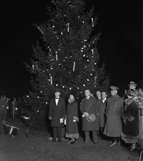 Fur Trimmed: President Calvin Coolidge and First Lady Grace at