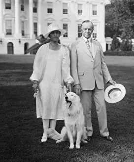 Couples Portraits: President Calvin Coolidge and Grace Coolidge with