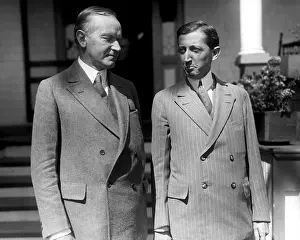 Corb: President Calvin Coolidge, Will Hays, September, ?
