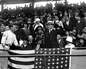 Pitches: President Calvin Coolidge pitches the first ?