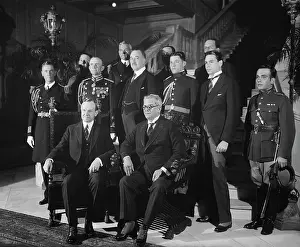 Coolidge: President Calvin Coolidge visiting President Gerardo