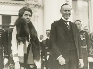 Goodhue: President Calvin and First Lady Grace Coolidge